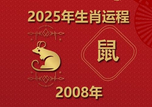 2008年属鼠人2025年全年运势(今年多大)