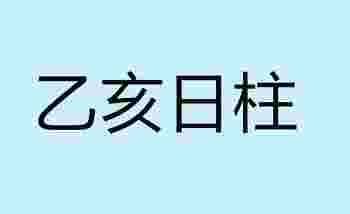 乙亥日柱生于各月的命理解析_乙亥日柱女命好不好